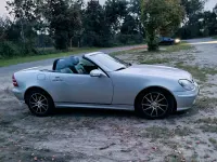 Gebraucht Mercedes SLK200 163 PS (119 kW) 2003 Silber Cabrio