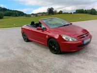 Gebraucht Peugeot 307 CC 109 PS (80 kW) 2005 Rot Cabrio