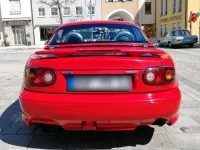 Gebraucht Mazda MX5 90 PS (66 kW) 1996 Rot Cabrio