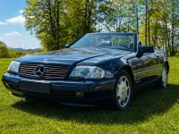 Gebraucht Mercedes SL280 193 PS (141 kW) 1996 Blau Cabrio
