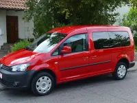 Brugt VW Caddy Maxi Trendline 110 HK (80 kW) 2012 Rød MPV