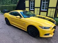 Gebraucht Ford Mustang GT 428 PS (314 kW) 2015 Gelb Coupé