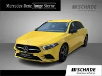Gebraucht Mercedes A200 AMG line 163 PS (119 kW) 2023 Unilack sonnengelb Limousine