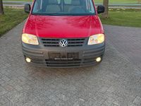 Second-hand VW Caddy 75 CP (55 kW) 2007 Roșu Monovolum