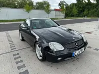 Gebraucht Mercedes SLK320 218 PS (160 kW) 2001 Schwarz Cabrio