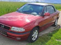 Gebraucht Opel Astra Cabriolet 71 PS (52 kW) 1995 Rot Cabrio
