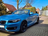 Gebraucht BMW 218 Advantage 150 PS (110 kW) 2017 Blau Cabrio