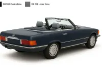 Gebraucht Mercedes 560 230 PS (169 kW) 1988 Blau Cabrio
