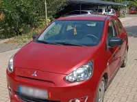 Gebraucht Mitsubishi Space Star 71 PS (52 kW) 2015 Rot Kleinwagen