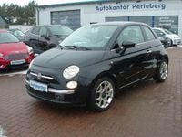 Gebraucht Fiat 500 Lounge 101 PS (74 kW) 2008 Schwarz Kleinwagen
