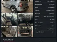 Gebraucht VW Touran Cross 140 PS (102 kW) 2008 Grau Van / Kleinbus
