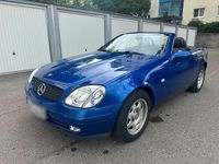 Gebraucht Mercedes SLK200 136 PS (100 kW) 1997 Blau Cabrio