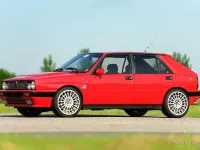 Gebraucht Lancia Delta 197 PS (144 kW) 1990 Rot Kleinwagen