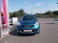 Gebraucht Nissan Micra Acenta 80 PS (58 kW) 2016 Blau metallic Kleinwagen