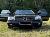 Gebraucht Mercedes SL320 224 PS (164 kW) 2001 Schwarz Cabrio