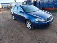 Gebraucht VW Golf VI Comfortline 105 PS (77 kW) 2010 Blau Kleinwagen