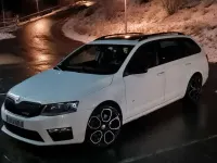 Gebraucht Skoda Octavia RS 184 PS (135 kW) 2015 Weiß Kombi