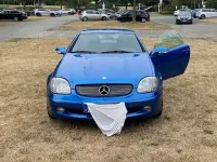 Gebraucht Mercedes SLK200 163 PS (119 kW) 2001 Blau Cabrio