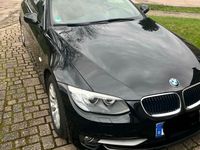 gebraucht BMW 318 Cabriolet i - schwarz - Leder Dakota sattelbraun