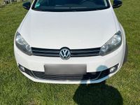 Gebraucht VW Golf VI Style 80 PS (58 kW) 2012 Weiß Kleinwagen