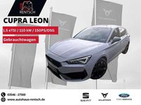 Gebraucht Cupra Leon 150 PS (110 kW) 2023 Nevada weiß metallic Limousine