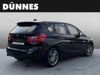 Gebraucht BMW 218 Active Tourer Advantage 136 PS (100 kW) 2016 Schwarz (schwarz) Van / Kleinbus