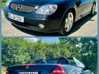Gebraucht Mercedes SLK200 163 PS (119 kW) 2003 Schwarz Cabrio