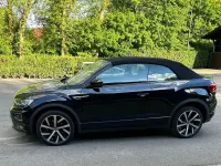 Gebraucht VW T-Roc Cabriolet R-line 150 PS (110 kW) 2021 Schwarz Cabrio