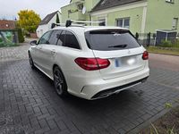 Gebraucht Mercedes C180 AMG line 156 PS (114 kW) 2015 Weiß Kombi