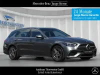 Gebraucht Mercedes C300e AMG line 204 PS (150 kW) 2023 Lack selenitgrau Kombi