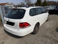 Gebraucht VW Golf VI 105 PS (77 kW) 2009 Weiß Kleinwagen