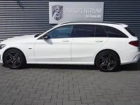 Gebraucht Mercedes C300e AMG line 306 PS (225 kW) 2019 Polarweiss  unilack Kombi