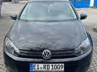Gebraucht VW Golf VI 2010 Schwarz Kleinwagen