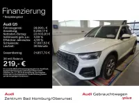 Gebraucht Audi Q5 Advanced Plus 204 PS (150 kW) 2023 Gletscherweiß metallic SUV