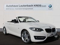 Gebraucht BMW 220 Sport Line 184 PS (135 kW) 2015 Weiß Cabrio