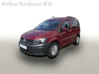 Gebraucht VW Caddy Trendline 102 PS (75 kW) 2017 Rot Van / Kleinbus