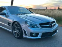 Gebraucht Mercedes SL500 AMG 302 PS (222 kW) 2001 Silber Cabrio