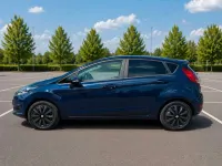 Gebraucht Ford Fiesta Trend 101 PS (74 kW) 2014 Blau Kleinwagen