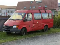 Gebraucht Ford Transit 77 PS (56 kW) 1990 Rot Van