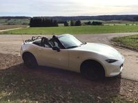Gebraucht Mazda MX5 Exclusive-Line 132 PS (97 kW) 2016 Weiß Cabrio