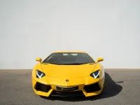 Usata Lamborghini Aventador 700 CV (514 kW) 2012 Giallo Coupé