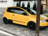 Gebraucht VW Fox 54 PS (39 kW) 2007 Gelb Kleinwagen