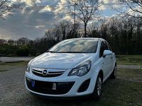 Gebraucht Opel Corsa Selection 69 PS (50 kW) 2014 Weiß Kleinwagen