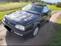 Gebraucht VW Golf Cabriolet Trendline 75 PS (55 kW) 1996 Schwarz Cabrio