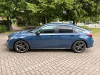 Neu Honda Civic Hybrid 143 PS (105 kW) 2026 Seabed blue p. Limousine