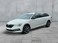 Gebraucht Skoda Superb SportLine 200 PS (147 kW) 2022 Moonweiß perleffekt Kombi