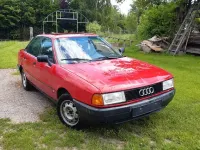 Gebraucht Audi 80 90 PS (66 kW) 1990 Rot Limousine