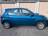 Gebraucht Nissan Micra 80 PS (58 kW) 2015 Blau Kleinwagen
