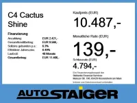 Gebraucht Citroën C4 Shine 131 PS (96 kW) 2018 Lackierung ultra smaragd perlm SUV