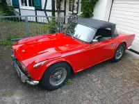 Gebraucht Triumph TR4 101 PS (74 kW) 1965 Rot Cabrio